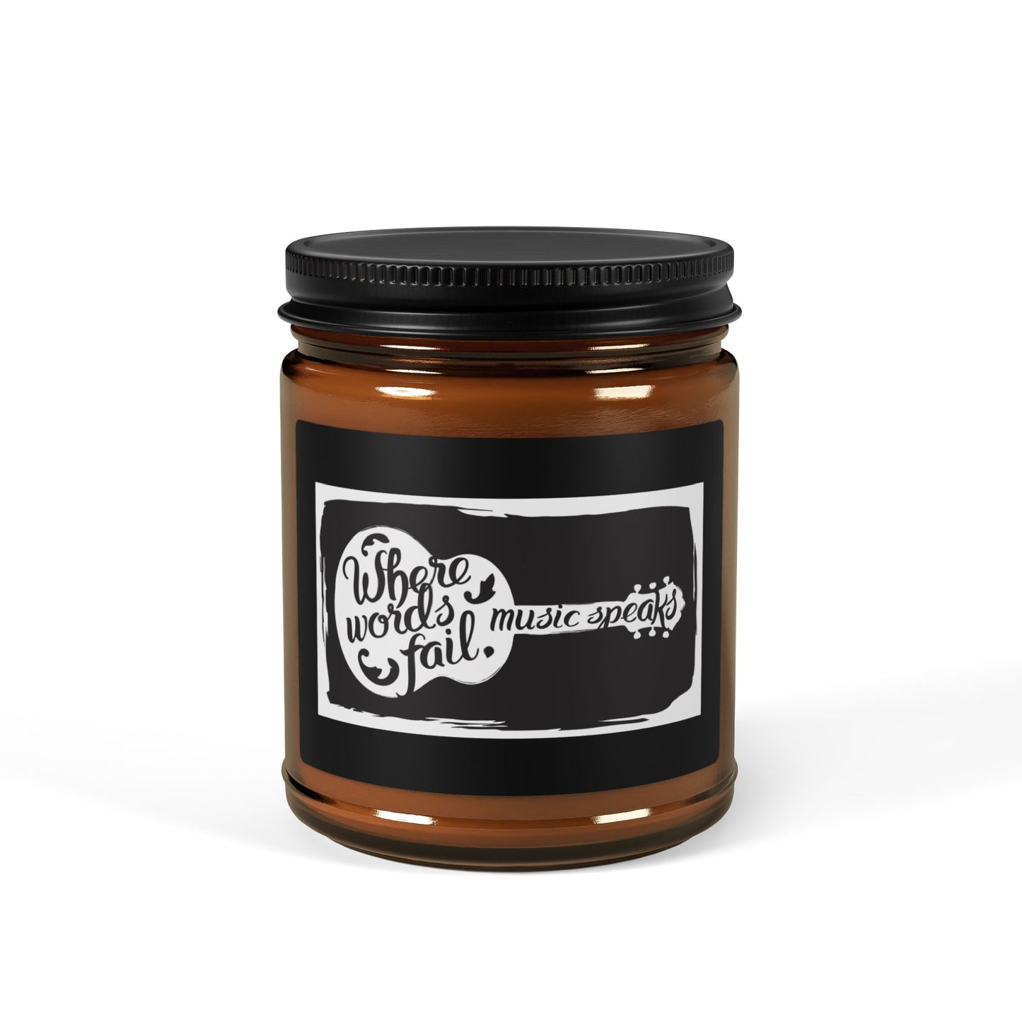 Where Words Fail - Music Speaks | Scented Soy Wax Candles