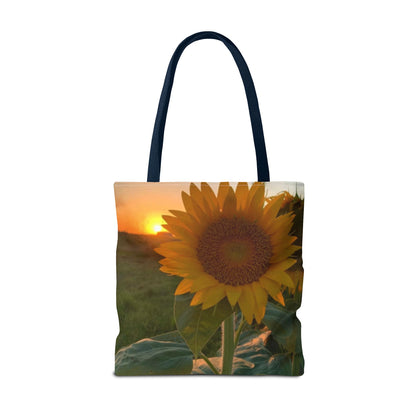 Sunflower Sunset Tote Bag - Eco-Friendly Floral Canvas Bag
