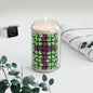 Soy Candle, Floral Cross Design, Aromatherapy, Home Decor, Relaxation Gift, Birthday Housewarming