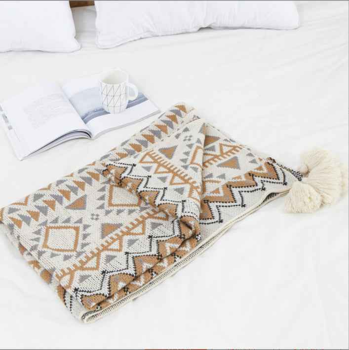 Bohemian Spring Summer And Autumn Sofa Cover Blanket Nap Blanket