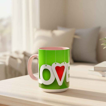 Love Accent Mug (11 & 15oz)