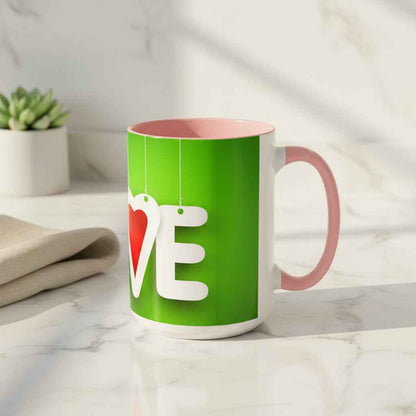 Love Accent Mug (11 & 15oz)