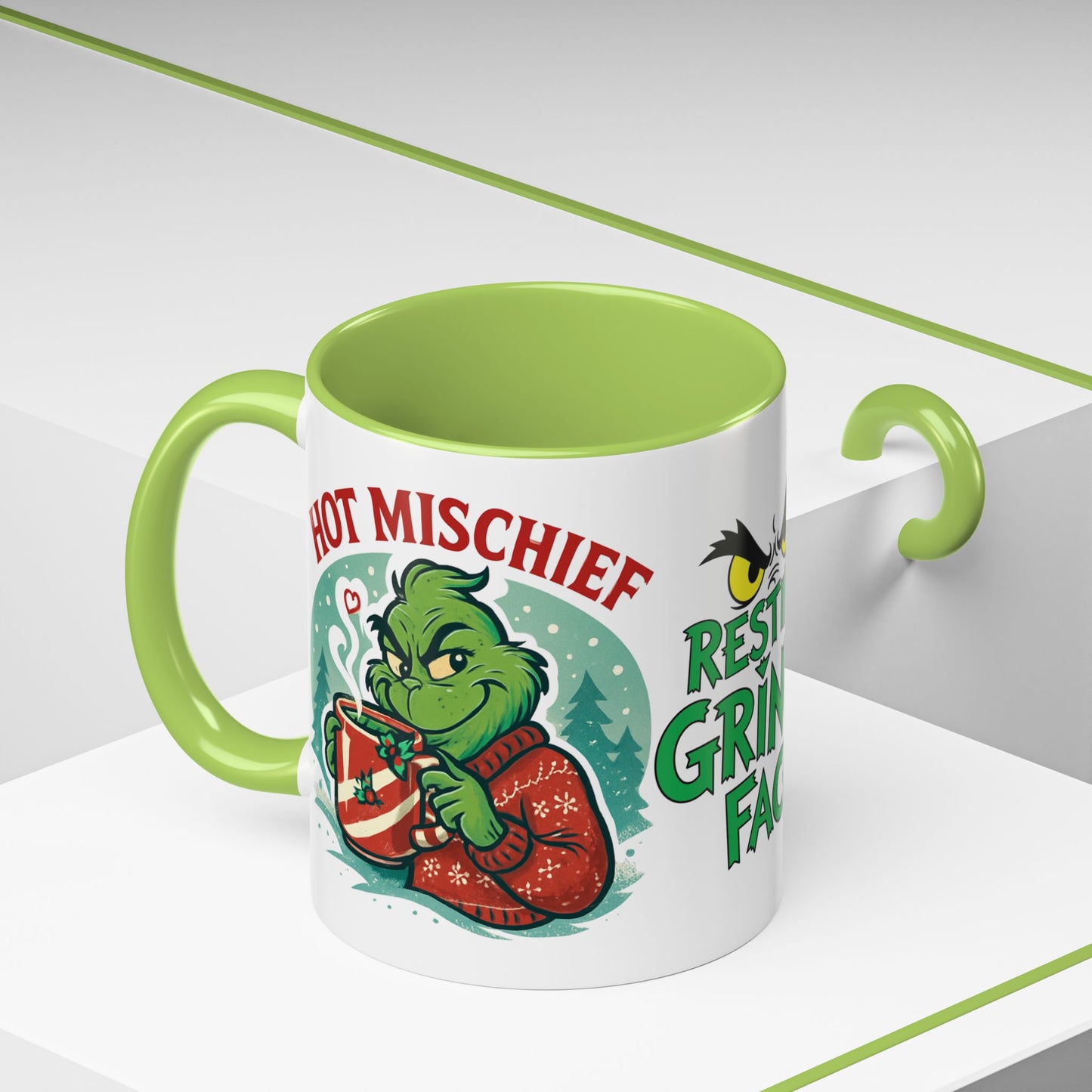 Fun Holiday Cheer Grinch Coffee Mug