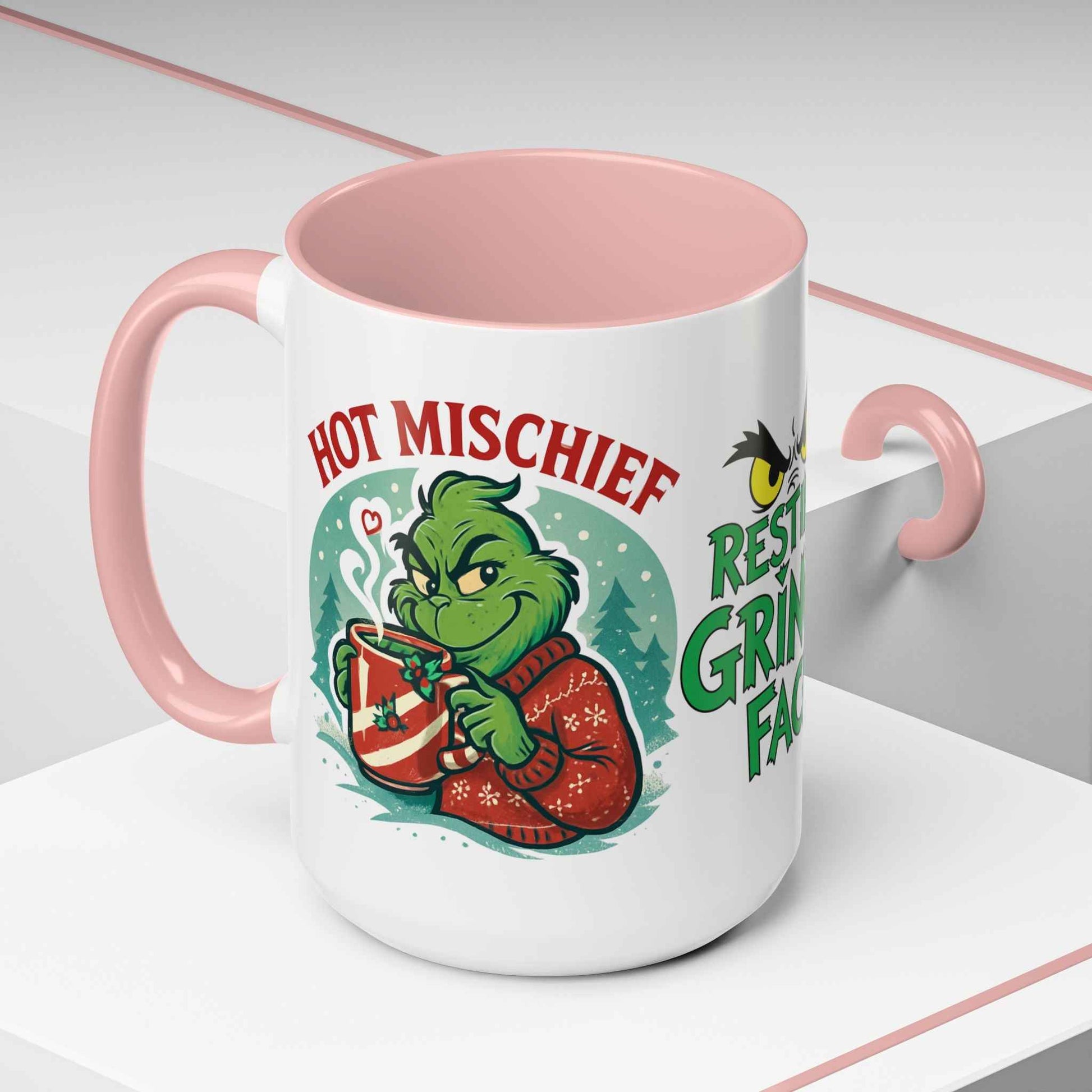 Fun Holiday Cheer Grinch Coffee Mug