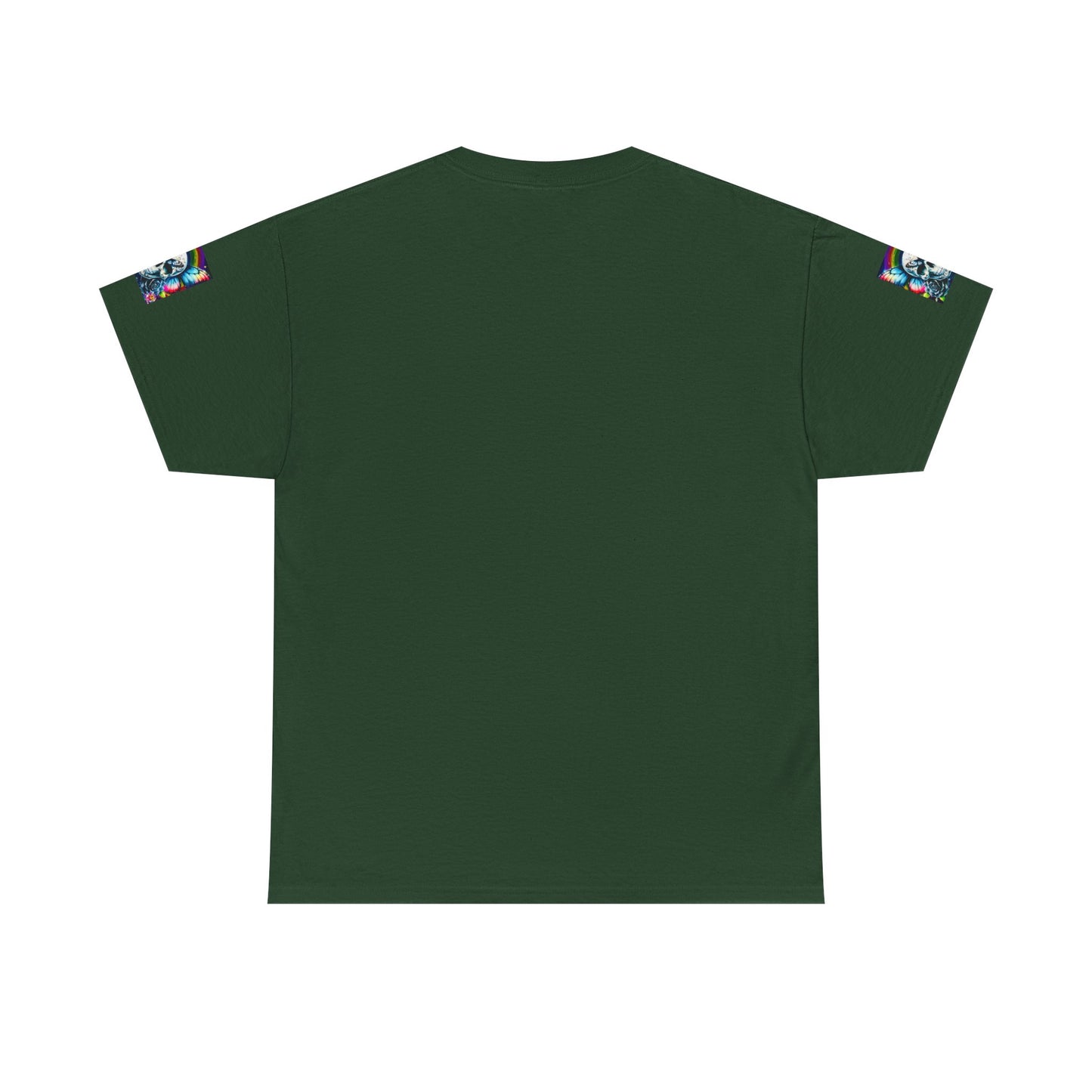 Skull Tee - Bright & Colorful Butterfly Design