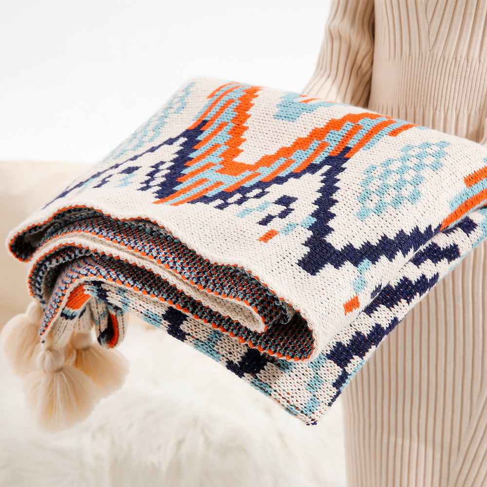Bohemian Spring Summer And Autumn Sofa Cover Blanket Nap Blanket