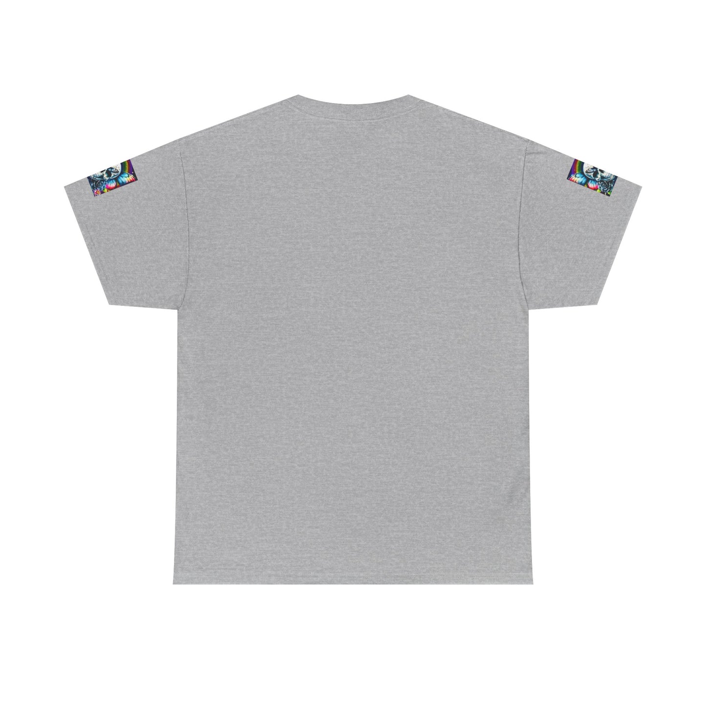 Skull Tee - Bright & Colorful Butterfly Design
