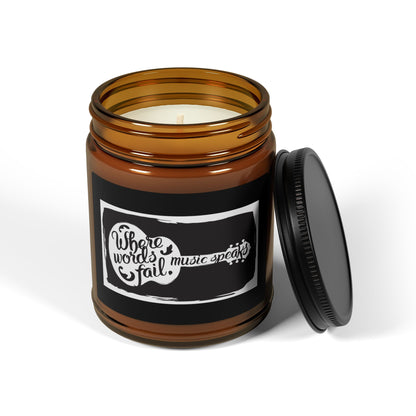 Where Words Fail - Music Speaks | Scented Soy Wax Candles