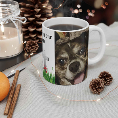 Memorial Pet Mug - Forever in Our Hearts 11oz