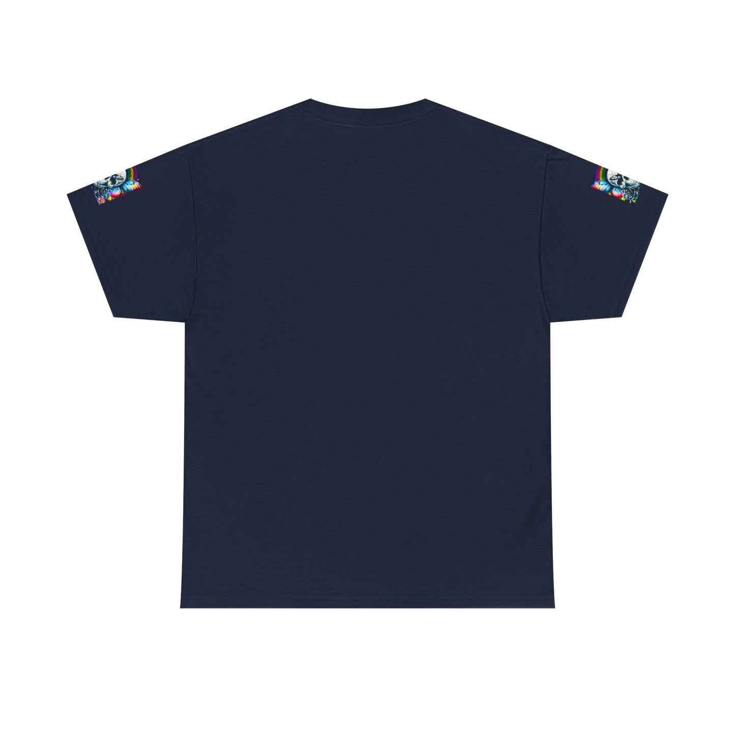 Skull Tee - Bright & Colorful Butterfly Design