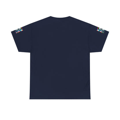 Skull Tee - Bright & Colorful Butterfly Design