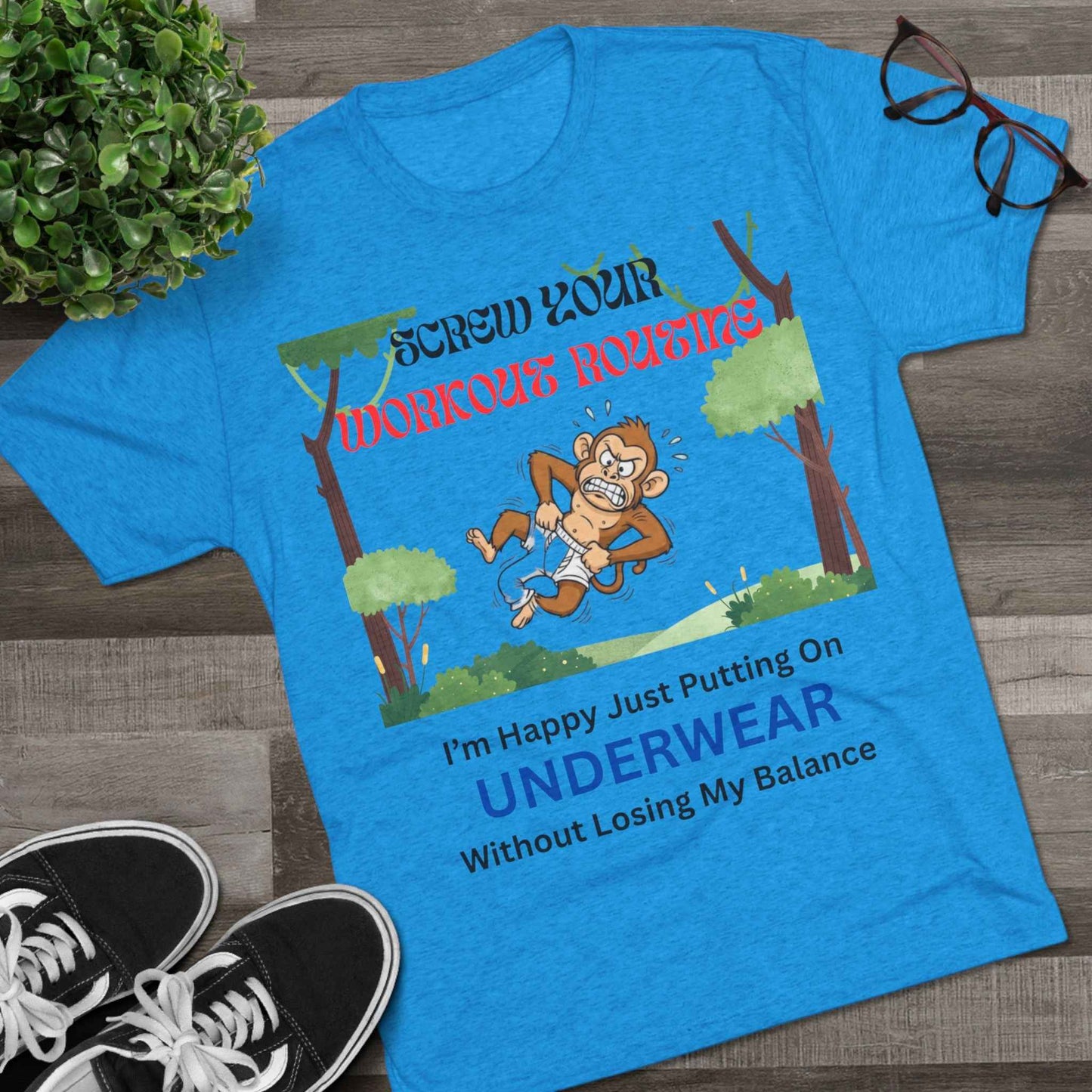 Men’s Funny Workout Humor Unisex Crew Tee