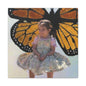 Canvas Print - Monarch Butterfly Wings & Joyful Child - Find Your Wings Collection