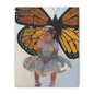 Canvas Print - Monarch Butterfly Wings & Joyful Child - Find Your Wings Collection