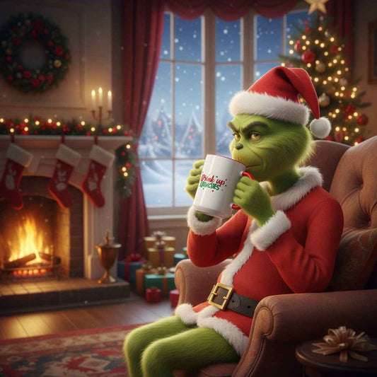 Fun Holiday Cheer Grinch Coffee Mug