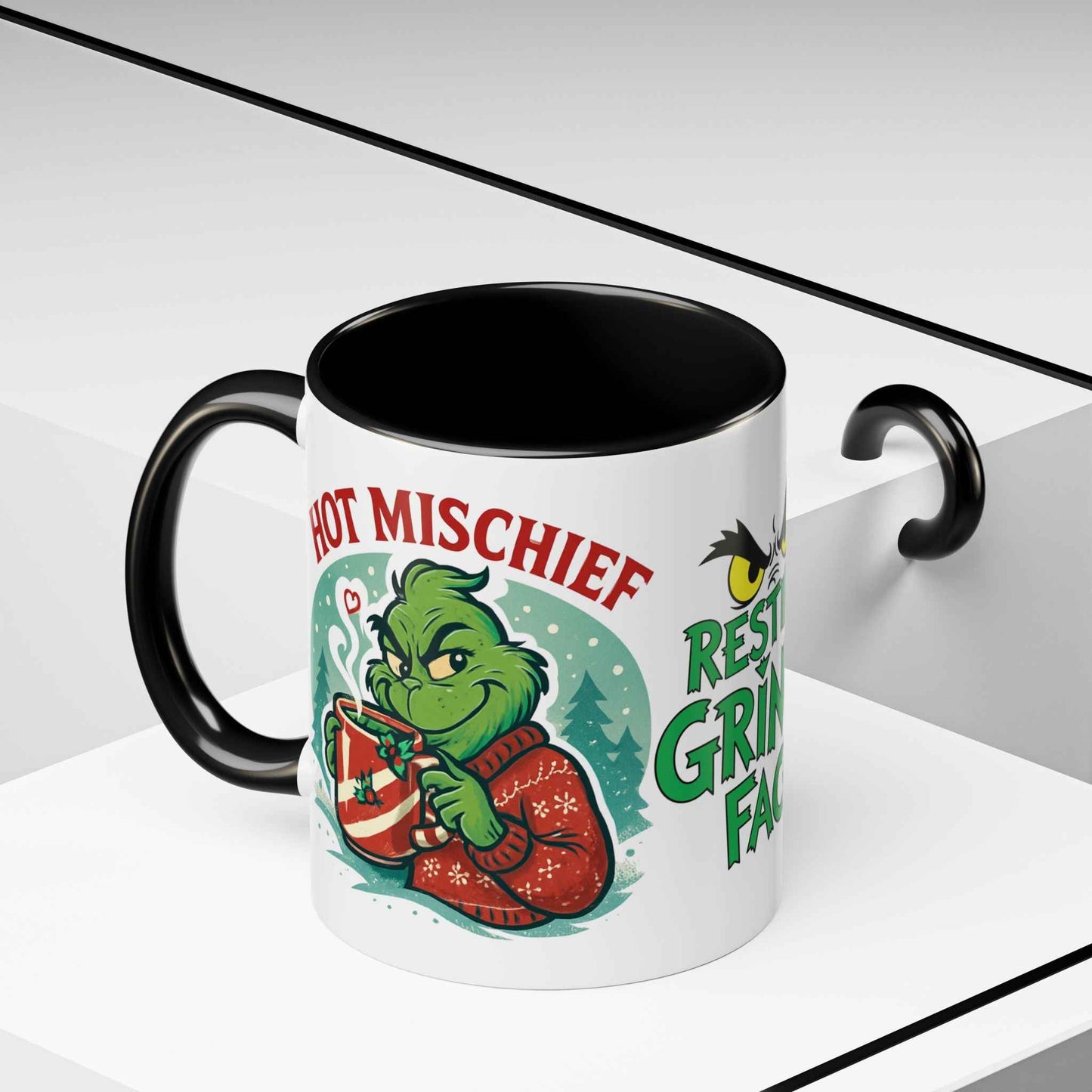 Fun Holiday Cheer Grinch Coffee Mug