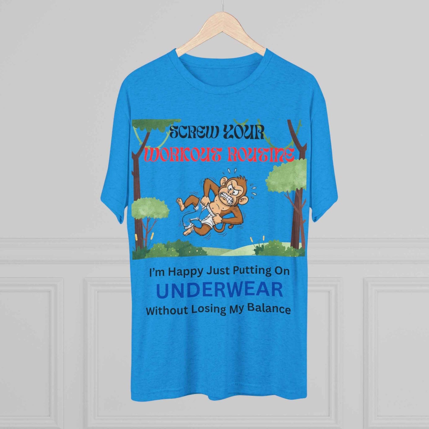 Men’s Funny Workout Humor Unisex Crew Tee