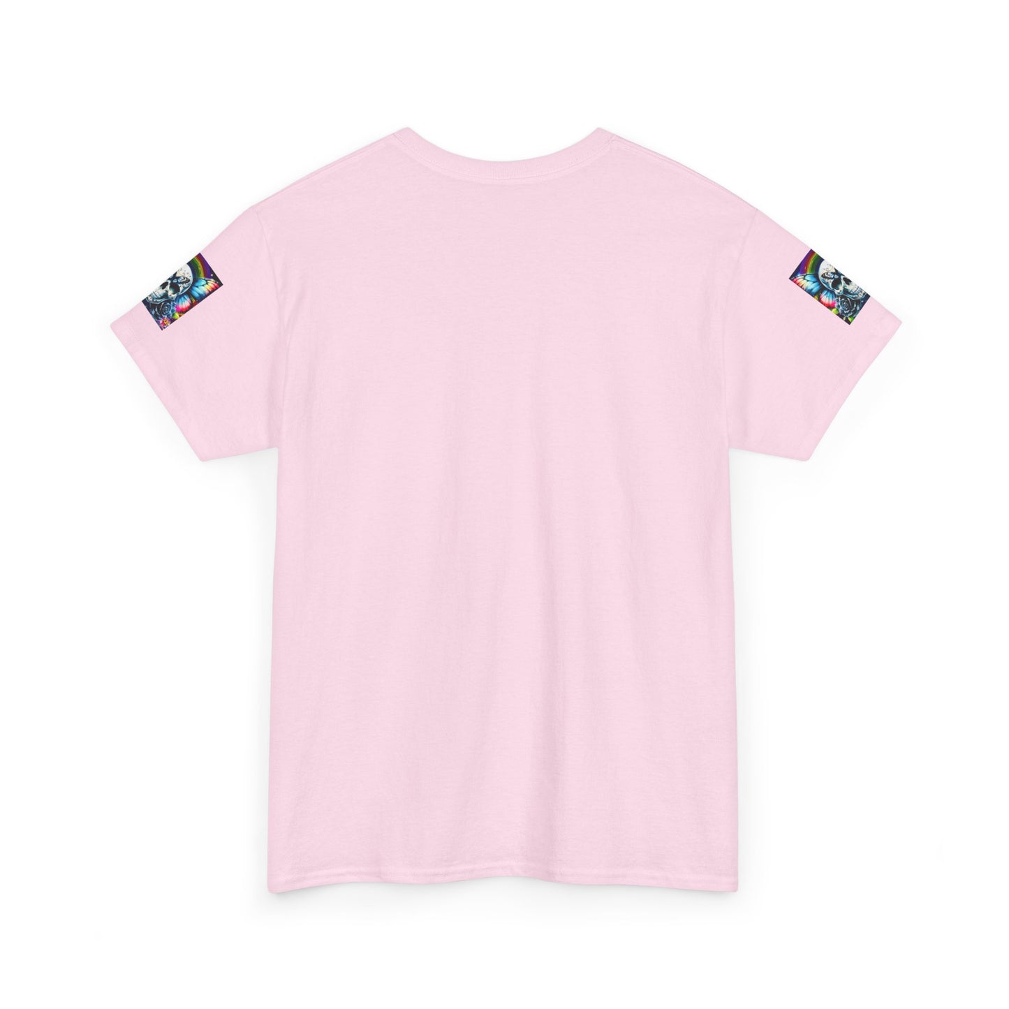 Skull Tee - Bright & Colorful Butterfly Design