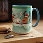 Festive Animal Friends Coffee Mug - Winter Holiday Theme