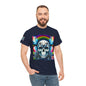 Skull Tee - Bright & Colorful Butterfly Design