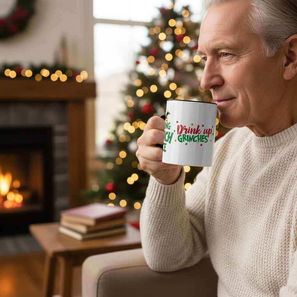 Fun Holiday Cheer Grinch Coffee Mug