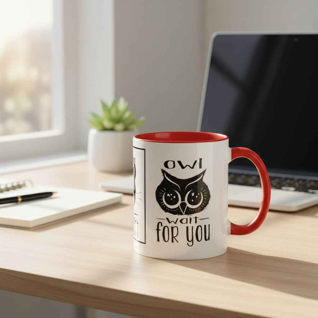 Coffee Mug - Purrfect Animal-Themed You Are Purrfect & Owl Wait For You Designs