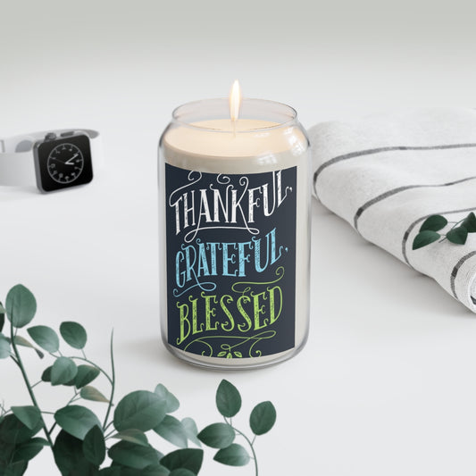 Personalized Scented Soy Wax Candle: Eco-Friendly Home Fragrance & Relaxation