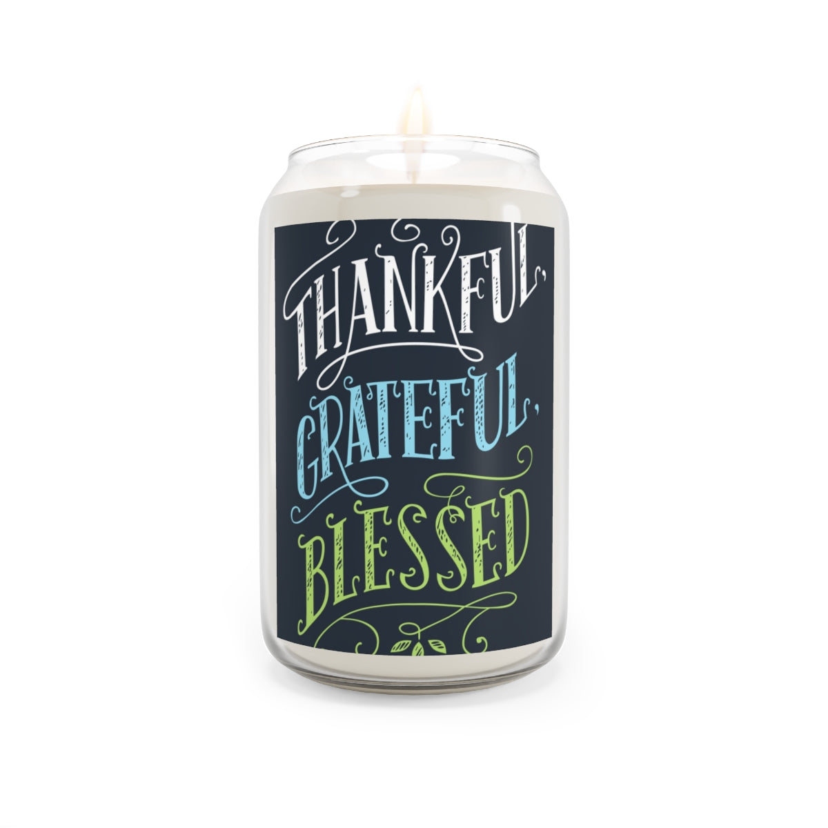 Personalized Scented Soy Wax Candle: Eco-Friendly Home Fragrance & Relaxation