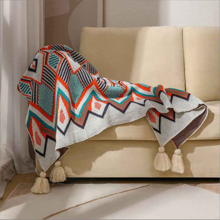 Bohemian Spring Summer And Autumn Sofa Cover Blanket Nap Blanket