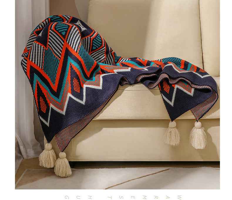 Bohemian Spring Summer And Autumn Sofa Cover Blanket Nap Blanket