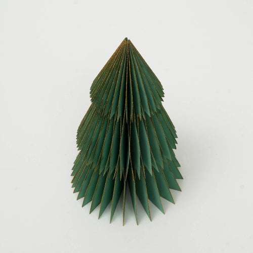 Green Handmade Paper Tree  - Festive Decor